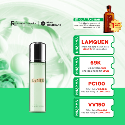 Nước Hoa Hồng Cho Da Dầu La Mer The Oil Absorbing Tonic 200ml