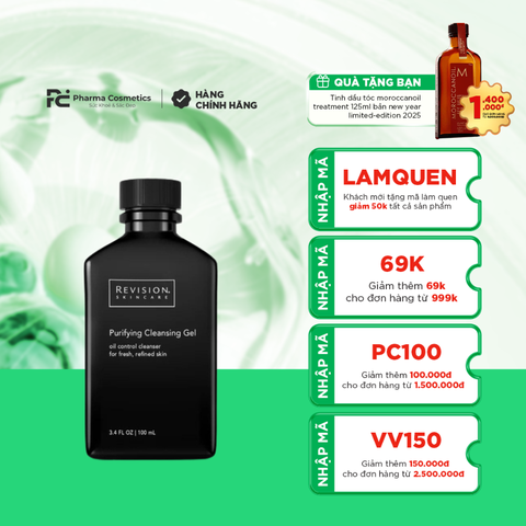 REVISION PURIFYING CLEANSING GEL / SỮA RỬA MẶT KIỂM SOÁT DẦU VÀ TẨY TẾ BÀO CHẾT