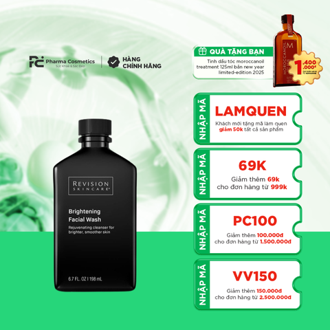 REVISION BRIGHTENING FACIAL WASH / SỮA RỬA MẶT TRẺ HÓA, TẨY TẾ BÀO CHẾT VÀ LÀM SÁNG DA