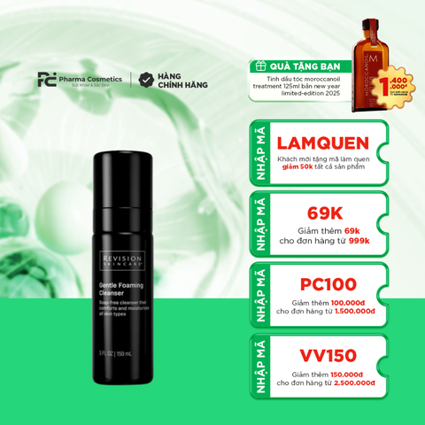 REVISION GENTLE FOAMING CLEANSER / SỮA RỬA MẶT TẠO BỌT DỊU NHẸ KHÔNG XÀ PHÒNG