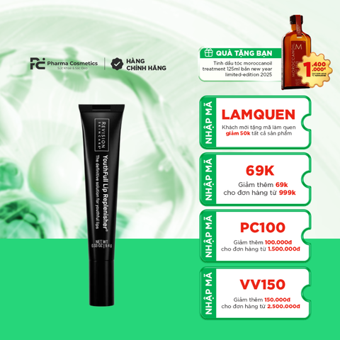 REVISION YOUTHFULL LIP REPLENISHER / SON DƯỠNG TRẺ HÓA GIẢM THÂM VÀ LÀM ĐẦY MÔI TỨC THÌ