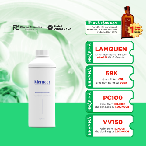 VOLAYON MERNEER MEL FJORD POWDER / MẶT NẠ BỘT TỪ BIỂN GIẢM NHIỆT, PHỤC HỒI DA TỨC THÌ