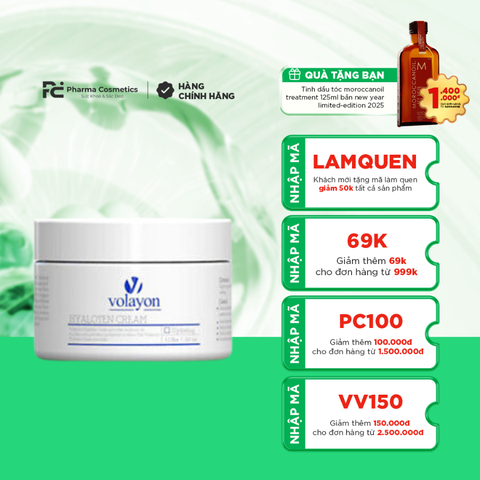 VOLAYON HYALOTEN CREAM: Giải Pháp Dưỡng Ẩm Sâu & Phục Hồi Cấu Trúc Da