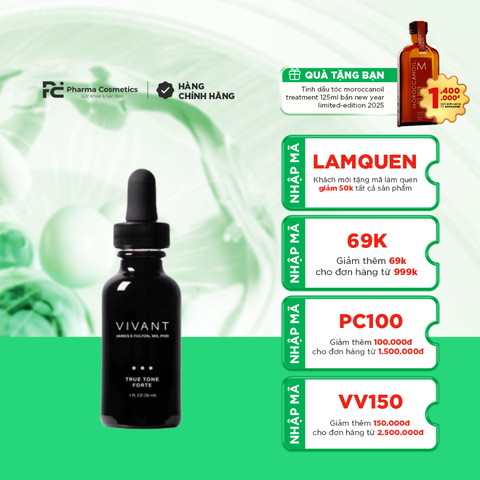 VIVANT TRUE TONE FORTE / SERUM TẨY TẾ BÀO CHẾT VÀ LÀM SÁNG DA  