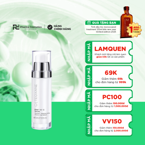 TEOXANE RHA VIT C SERUM / SERUM DƯỠNG ẨM, LÀM SÁNG VÀ TRẺ HÓA LÀN DA
