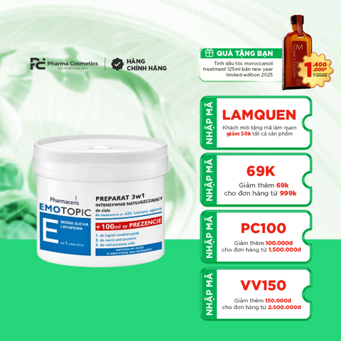 PHARMACERIS LIPID – REPLENISHING FORMULA 3 IN 1 / KEM DƯỠNG LÀM SẠCH CƠ THỂ 3 TRONG 1