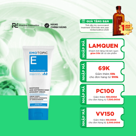 PHARMACERIS SOOTHING AND SOFTNING EMOLLIENT CREAM / KEM DƯỠNG GIẢM KÍCH ỨNG DA