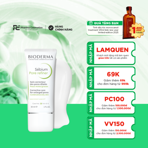 SÉBIUM PORE REFINER/ KEM DƯỠNG SE NHỎ LỖ CHÂN LÔNG