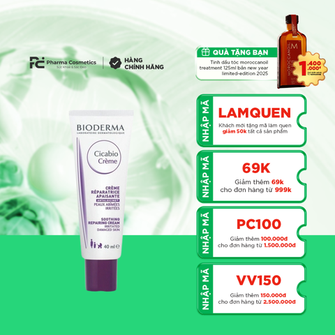 CICABIO CREME/KEM DƯỠNG PHỤC HỒI DA TỔN THƯƠNG (40ml)