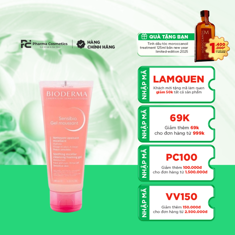 SENSIBIO GEL MOUSSANT/GEL GIỬA MẶT TẠO BỌT