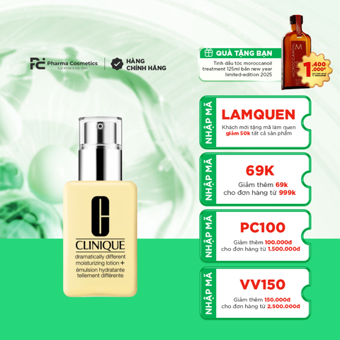 CLINIQUE DRAMATICALLY DIFFERENT MOISTURIZING LOTION+ / LOTION DƯỠNG ẨM DÀNH CHO DA KHÔ, RẤT KHÔ
