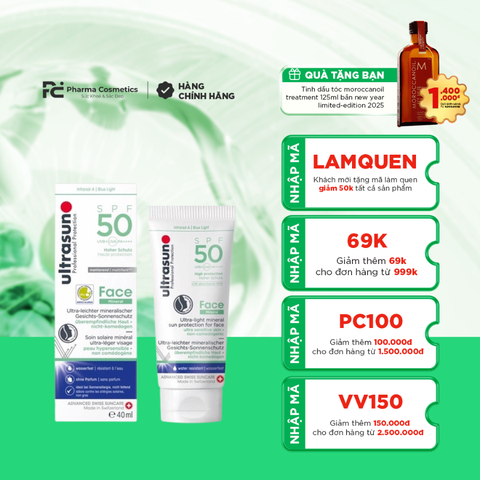 KEM CHỐNG NẮNG FACE MINERAL SPF50 PA++++/ DÀNH CHO MỌI LÀN DA