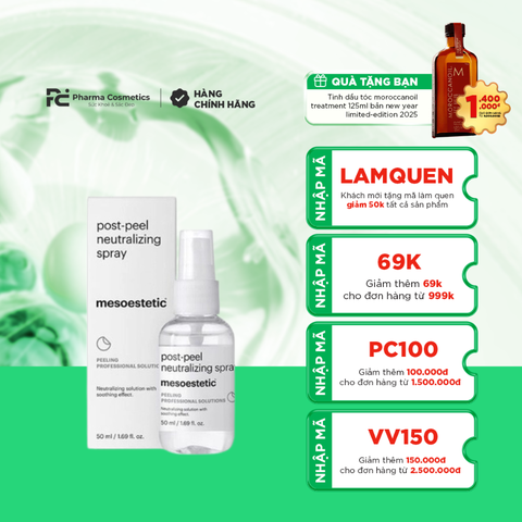 MESOESTETIC POST-PEEL NEUTRALIZING SPRAY / DUNG DỊCH CÂN BẰNG SAU PEEL DA