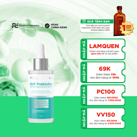 MDCARE NMF PREBIOTICS SERUM REFINED IMPROVEMENT FORMULA / SERUM CÂN BẰNG LỢI KHUẨN, PHỤC HỒI HÀNG RÀO BẢO VỆ DA 