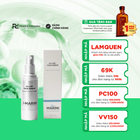 JAN MARINI SKIN RESEARCH HYLA3D FACE SERUM / SERUM HỒI SINH VÀ PHỤC HỒI DA