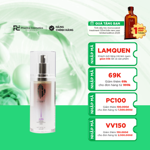 REJUVE AURA SERUM 30ML/ SERUM CHO DA KHÔ/DA NHẠY CẢM, DƯỠNG ẨM VÀ LÀM DỊU DA. REJUVE AURA MASK 30ML