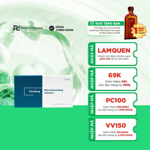 ANTEAGE CLARIFYING MICROCHANNELING SOLUTION / TINH CHẤT PHỤC HỒI VÀ CẢI THIỆN MỤN 