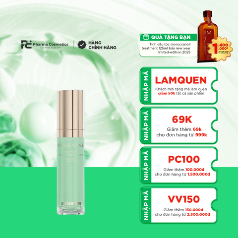 SWISS LINE FV AQUA-PURE CLARIFYING SERUM / HUYẾT THANH ĐẶC TRỊ MỤN VIÊM, ỔN ĐỊNH DẦU NHỜN & SE KHÍT LỖ CHÂN LÔNG ( 30ML)