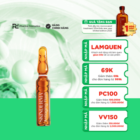 SKINDERMA ANTIAGING FLASH / TINH CHẤT CHỐNG LÃO HÓA, NÂNG CƠ TỨC THÌ