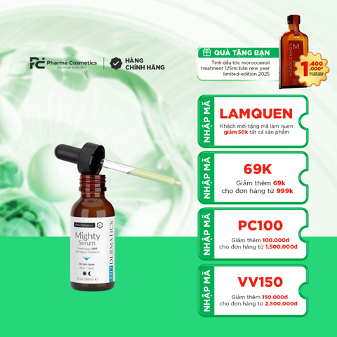 MD DERMATICS MIGHTY SERUM/ TINH CHẤT TRẺ HOÁ DA THẾ HỆ MỚI MD DERMATICS MIGHTY SERUM