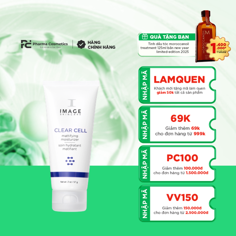 CLEAR CELL MATTIFYING MOISTURIZER / KEM DƯỠNG ẨM PHỤC HỒI HÀNG RÀO BẢO VỆ VÀ KHÁNG KHUẨN DÀNH CHO DA DẦU MỤN 