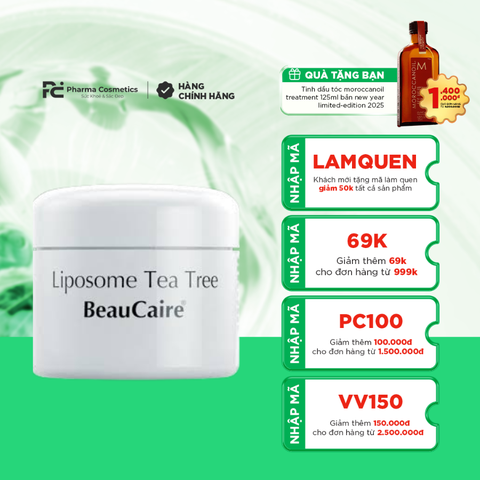 BEAUCAIRE LIPOSOME TEA TREE / KEM DƯỠNG GIÚP GIẢM DẦU VÀ GIẢM MỤN CHO DA