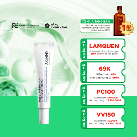 SKINMD PURE WHITENOL INTENSIVE CREAM / KEM XOÁ MỜ NÁM SẠM, CẢI THIỆN LÃO HOÁ 