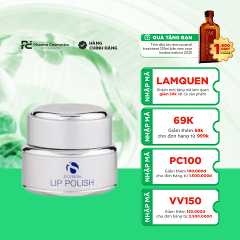 IS CLINICAL LIP POLISH 15G/ KEM TẨY TẾ BÀO CHẾT CHO BỜ MÔI QUYẾN RŨ IS CLINICAL LIP POLISH 15G