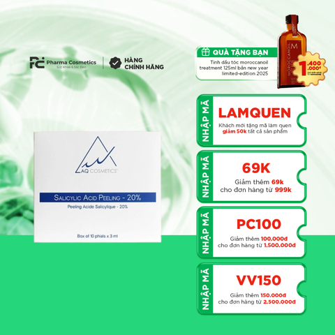 AQ COSMETICS SALICYLIC ACID PEELING / TẨY TẾ BÀO CHẾT BẰNG AXIT SALICYLIC 20%