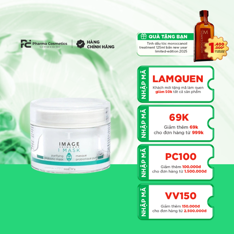 I MASK PURIFYING PROBIOTIC MASK / MẶT NẠ ĐẤT SÉT CÂN BẰNG HỆ VI SINH VÀ TĂNG SỨC ĐỀ KHÁNG CHO DA