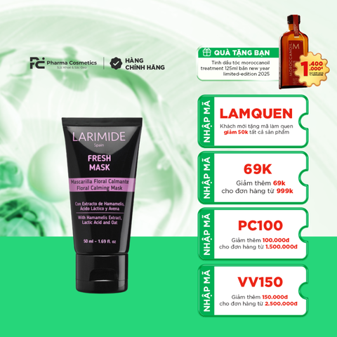 LARIMIDE FRESH MASK / MẶT NẠ LÀM DỊU TƯƠI MỚI LÀN DA 