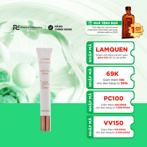 M. ASAM® MAGIC CARE PERFECT EYE SERUM 25ML / TINH CHẤT LÀM MỜ NẾP NHĂN VÀ GIẢM QUẦNG THÂM MẮT 