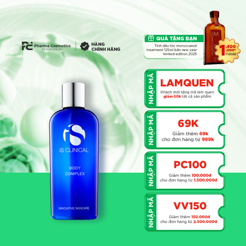 IS CLINICAL BODY COMPLEX 180G/ SỮA DƯỠNG THỂ SÁNG MỊN DA IS CLINICAL BODY COMPLEX