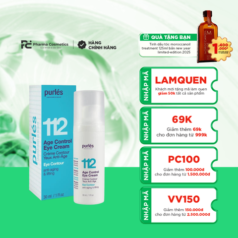 PURLÉS AGE CONTROL EYE CREAM / KEM ĐIỀU TRỊ TRẺ HÓA CHO VÙNG MẮT