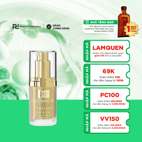 DR.GRANDEL EYE & LIP / KEM DƯỠNG XÓA NHĂN, GIẢM QUẦNG THÂM VÀ BỌNG MẮT