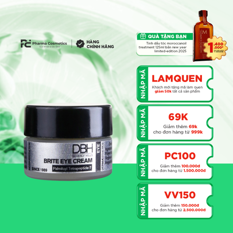 DBH BRITE EYE CREAM / KEM MẮT NUÔI DƯỠNG & TRỊ QUẦNG THÂM DBH BRITE EYE CREAM