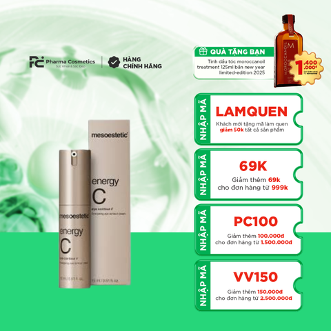 ENERGY C EYE CONTOUR / KEM ĐẶC TRỊ THÂM QUẦNG VÀ CUNG CẤP NĂNG LƯỢNG CHO VÙNG MẮT