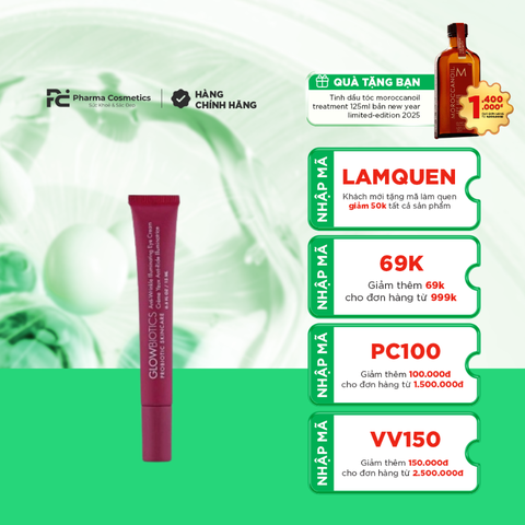 GLOWBIOTICS ANTI-WRINKLE ILLUMINATING EYE CREAM / KEM DƯỠNG MẮT CHỐNG NHĂN VÀ GIẢM BỌNG MẮT