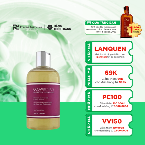 SỮA TẮM PROBIOTIC SHOWER GEL CITRUS COCONUT DÀNH CHO MỌI LÀN DA
