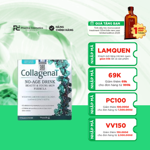 COLLAGENAT NO AGE DRINK / COLLAGEN THỦY PHÂN TRẺ HÓA & LÀM SÁNG DA 