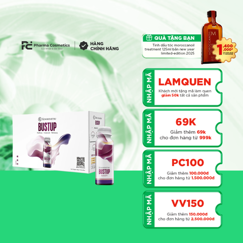 KINOHIMITSU BUSTUP / NƯỚC UỐNG TĂNG KÍCH THƯỚC, SĂN CHẮC VÒNG 1