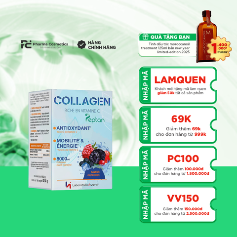 LABORATOIRE AVENIR COLLAGEN PEPTAN PREMIUM 8000MG / THỰC PHẨM BỔ SUNG COLLAGEN GIÚP LÀM ĐẸP DA, CHĂM SÓC SỨC KHOẺ XƯƠNG KHỚP 