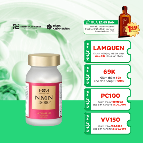 NMN 18000 PLUS AISHODO / VIÊN UỐNG TRẺ HÓA DA