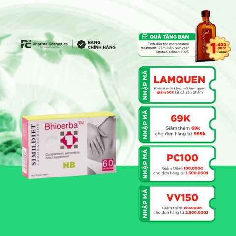 SIMILDIET BHIOERBA 1 HB / VIÊN UỐNG HỖ TRỢ GIẢI ĐỘC