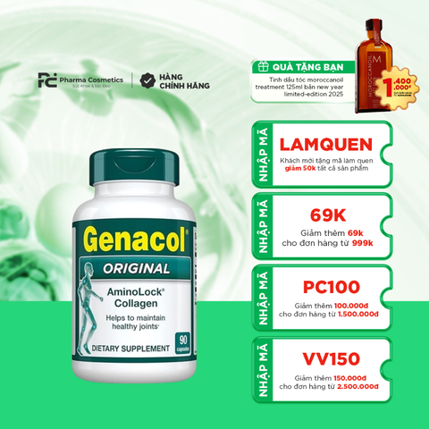 GENACOL ORIGINAL / VIÊN UỐNG HỖ TRỢ TÁI TẠO SỤN KHỚP, GIẢM CÁC TRIỆU CHỨNG CỨNG KHỚP