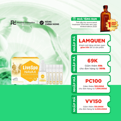 LIVESPO NAVAX KIDS / DUNG DỊCH VỆ SINH TAI MŨI HỌNG CHO TRẺ SƠ SINH