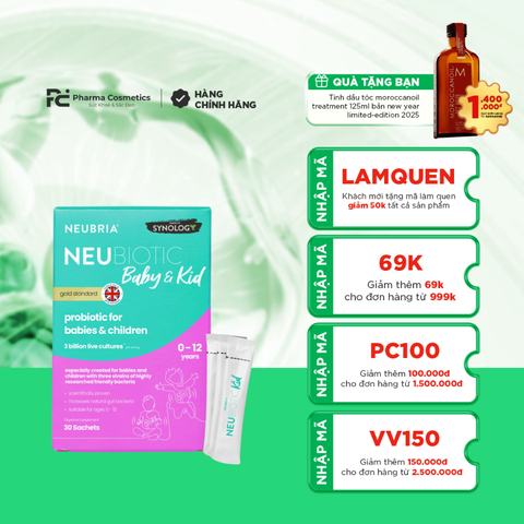 NEUBIOTIC BABY & KID / MEN VI SINH BỔ SUNG LỢI KHUẨN CHO TRẺ SƠ SINH VÀ TRẺ NHỎ
