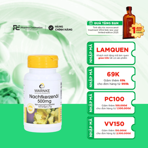 WARNKE NACHTKERZENOL / TINH DẦU HOA ANH THẢO