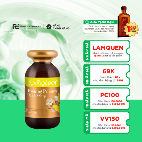 SPRINGLEAF EVENING PRIMROSE OIL / VIÊN UỐNG HỖ TRƠ CÂN BẰNG NỘI TIẾT