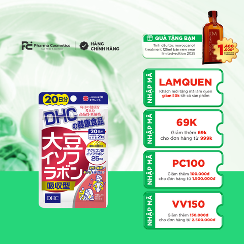 DHC SOY ISOFLAVONE ABSORPTION TYPE / VIÊN UỐNG MẦM ĐẬU NÀNH NỘI TIẾT